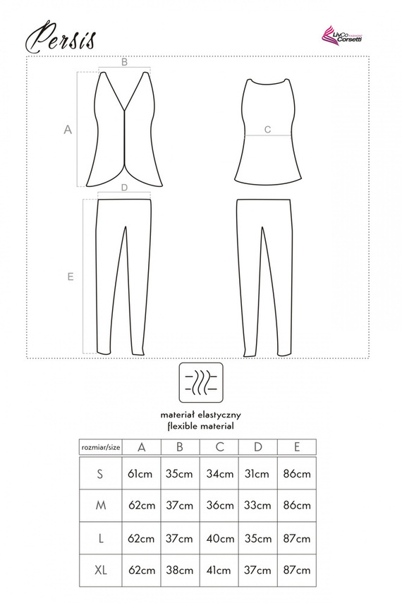 Persis LC 90042-1 LivCo Corsetti Fashion Dámské pyžamo