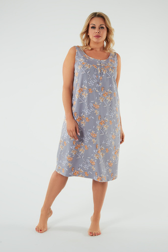 Noční košile Nidri s širokými ramínky Italian Fashion - potisk