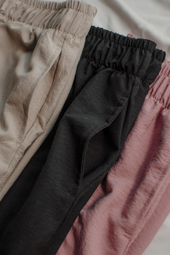 Maeve 875 De Lafense dámské pyžamové kalhoty - dlouhé, hladké, s kapsami - černé