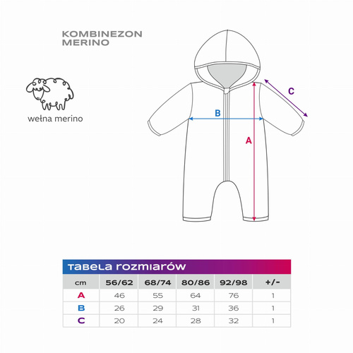 Dětská kombinéza z merino vlny Eevi - tmavě modrá, měkká a prodyšná