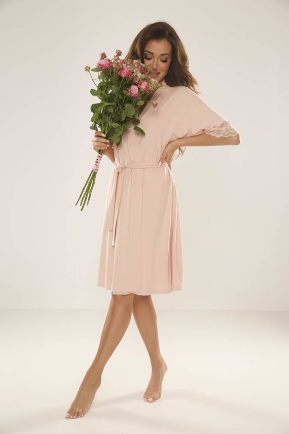 643 Noela Dámský župan De Lafense - béžový