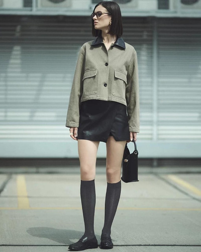 Podkolenky Gabriella Visa 608 - černé, 40 den, netlačící pásek