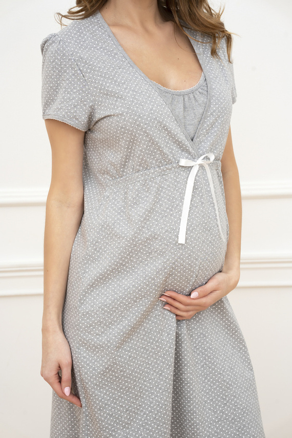 Košile pro těhotné a kojící ženy Joy Italian Fashion- melange