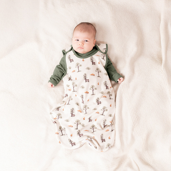 218043 Dětský spací pytel Yogi Bear Nicol - bavlna, 0-3 měsíce., neizolované