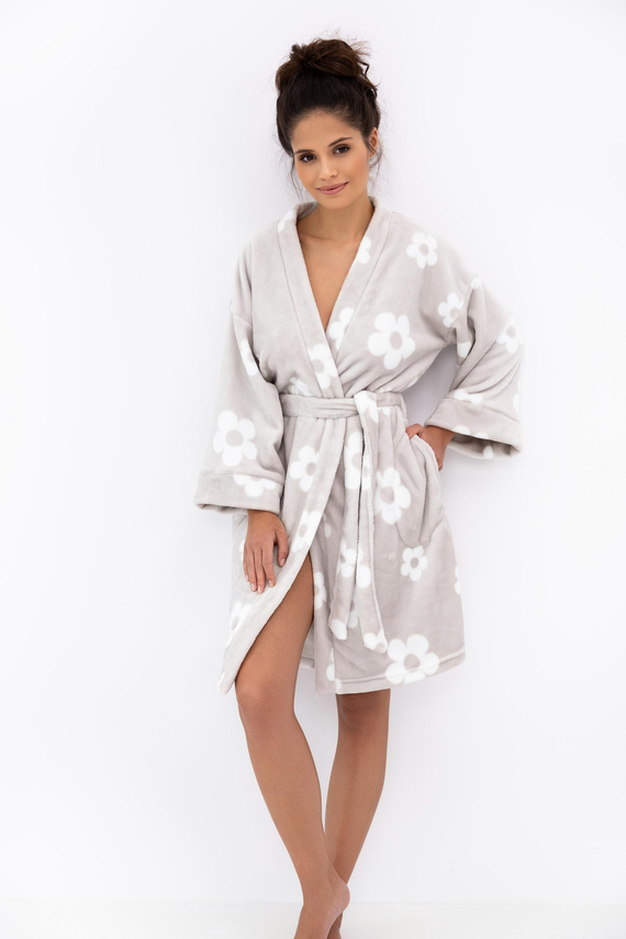 Dámský župan Melody - měkký s kimonovým límcem | Sensis