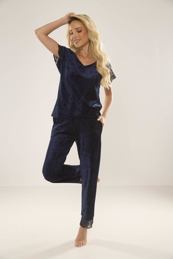 631 Milagros Dámské pyžamo Forex - tmavě modré