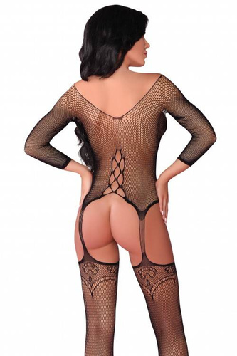 Dalitso LC 17287 Bodystocking body s punčochami LivCo Corsetti