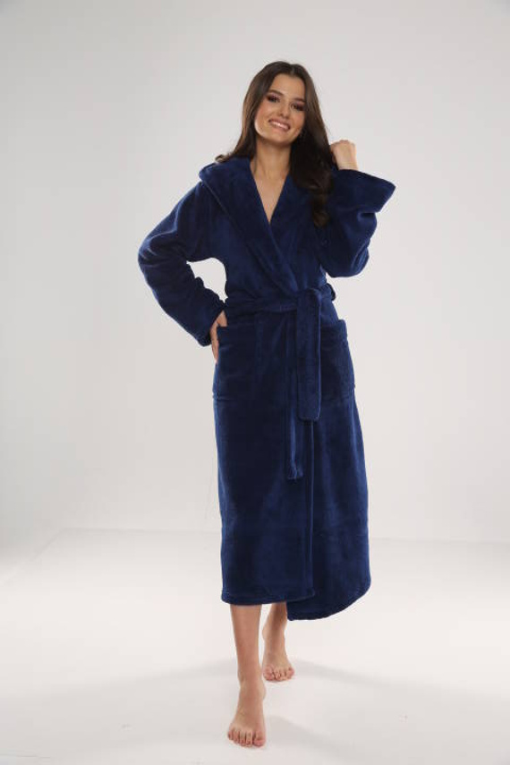 807 Dlouhý dámský župan Luna II Forex - námořnická modř