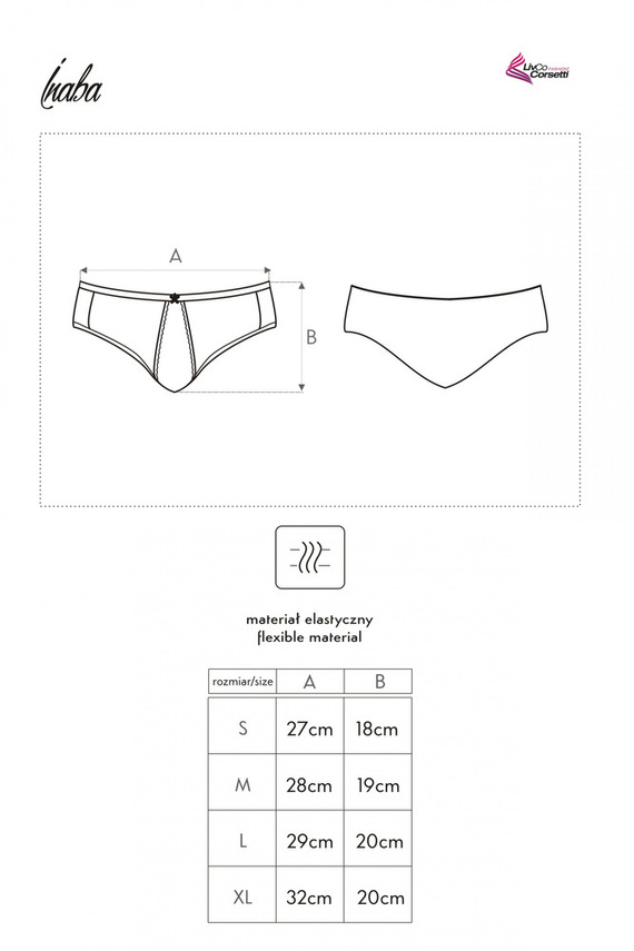 Inaba White LC 6055 LivCo Corsetti Fashion dámské kalhotky - bílé