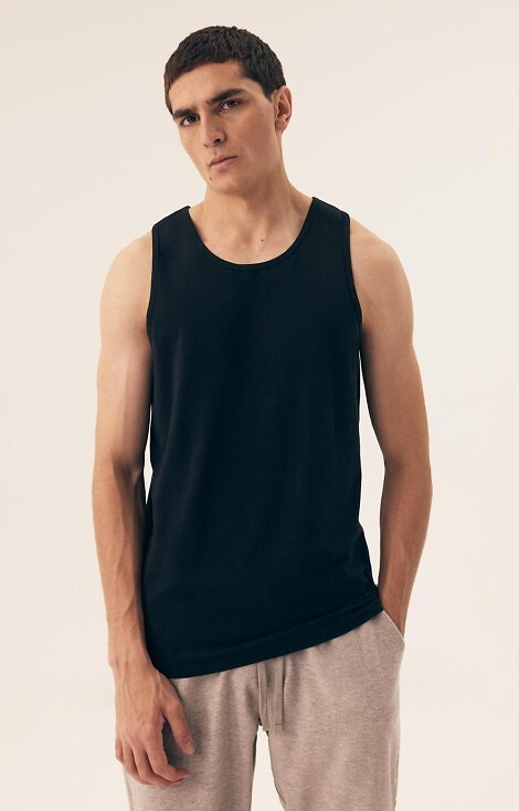 42978 Move 10 Henderson pánské tričko černé - bavlněné bez ramínek, 2 ks.