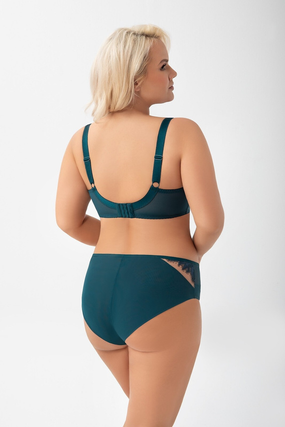 Dámské kalhotky Gorsenia Glen K 951 - mořská barva, elegantní krajka