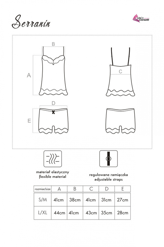 Serranin LC 90556 Dámský set LivCo Corsetti Fashion