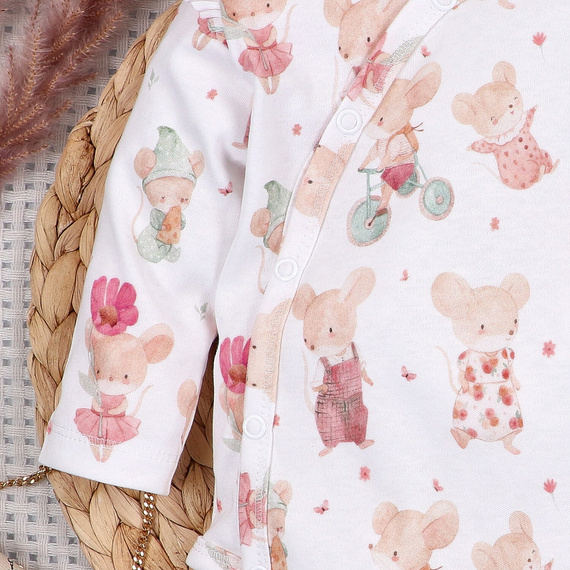 Body Nini Little Mouse 100% organická bavlna, vyrobeno v Polsku