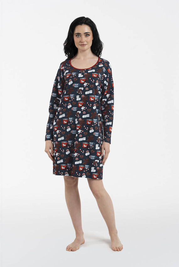 Noční košile Makala Italian Fashion - potisk