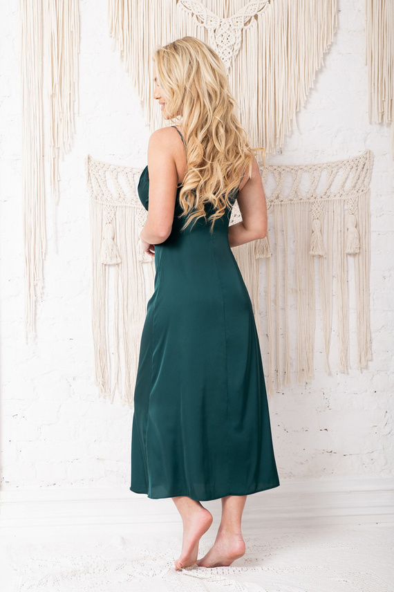 Sanda slipová noční košile Kalimo - zelená