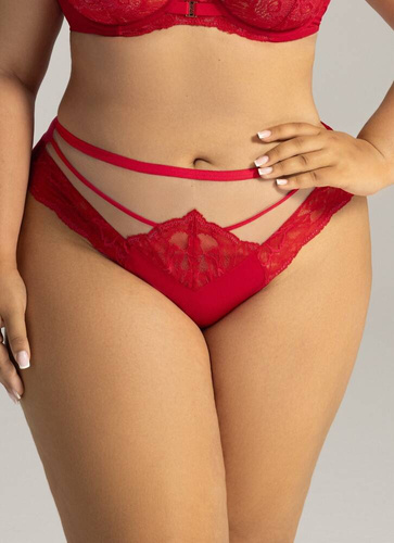 2157 AVA Dámské kalhotky - červené