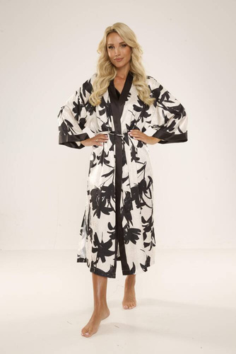 734 Brianna Dámský župan De Lafense - černý