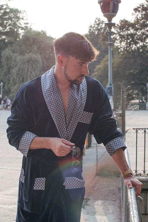 772 Bonjour pánský župan forex - tmavě modrý