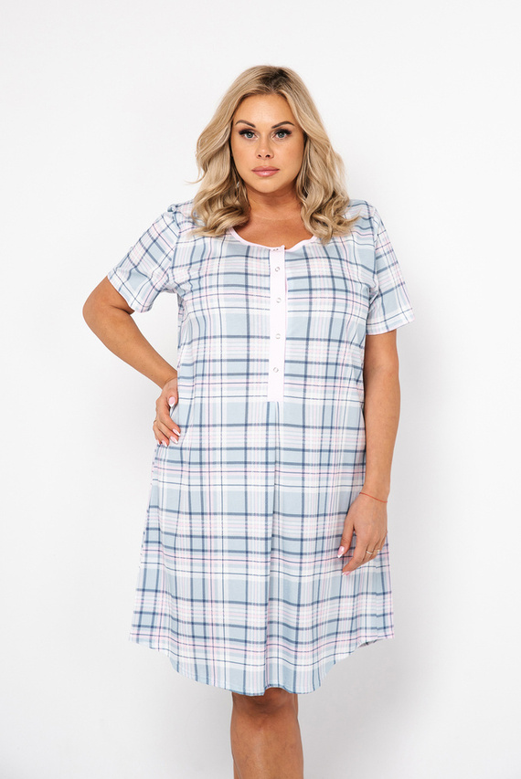 Noční košile Allison s krátkým rukávem Italian Fashion - potisk