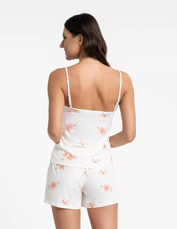 Moraj PDD2700-005 Ecru – letní dámské pyžamo s kraťasy