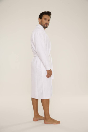 735 Manuele pánský župan De Lafense - bílý