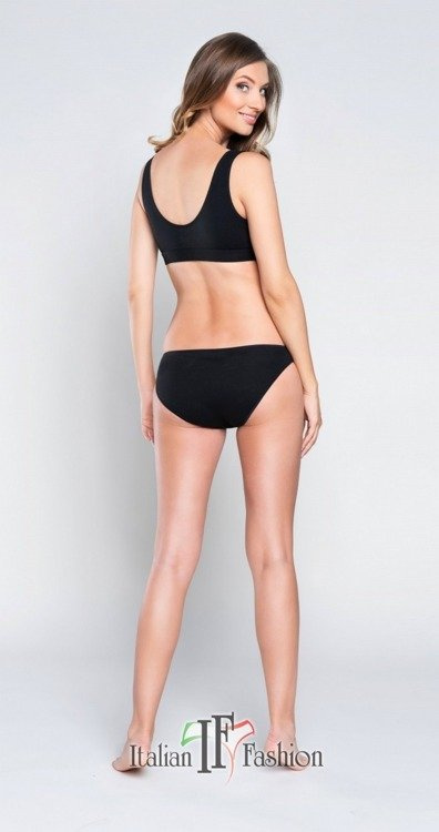 Luxusní mateřská a kojící podprsenka Italian Fashion- černá