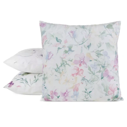 Povlak na polštář 45x45 Mink 29 Eurofirany samet květiny