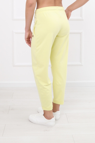 Tepláky Kaori Italian Fashion bavlna - žluté