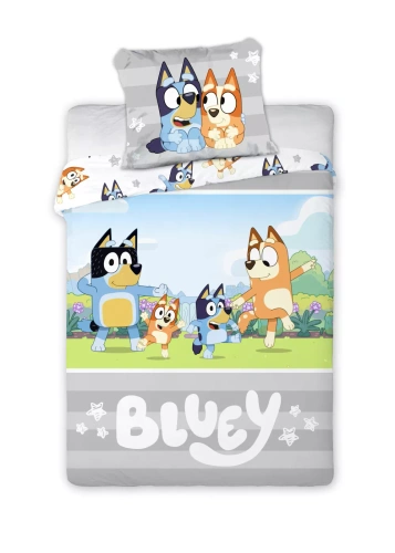 Povlečení Bluey Faro 100% bavlna měkké dětské povlečení Bluey