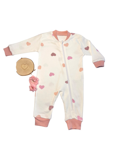 Dětská kombinéza bez nožiček Mamatti PS15041 - 100% bavlna | OEKO-TEX | Polská výroba