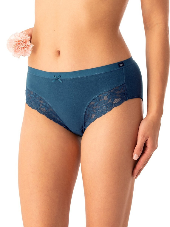 Dámské kalhotky Key LPC 577 emerald - bavlněné, pohodlné, sada 2 kusů