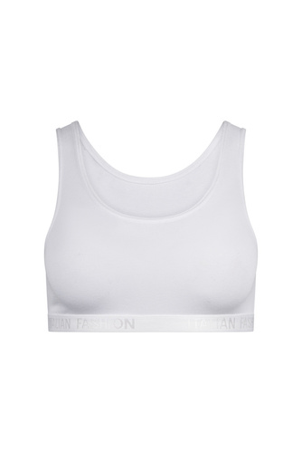 Nikola Dívčí podprsenka se širokými ramínky Italian Fashion - bílá