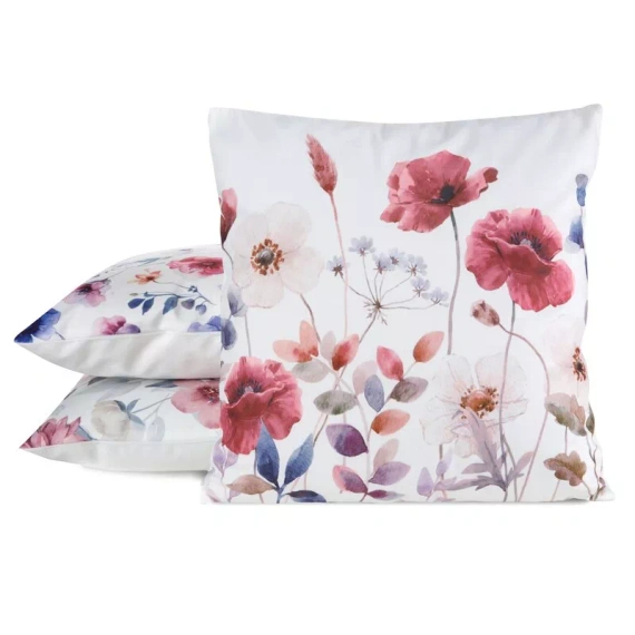 Povlak na polštář 45x45 Mink 36 Eurofirany samet květiny