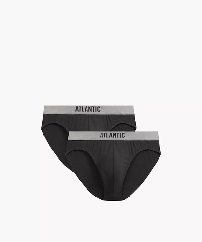 Sportovní pánské slipy Atlantic 2MP-1589 – perfektní přizpůsobení, elastický pás, 2-pack