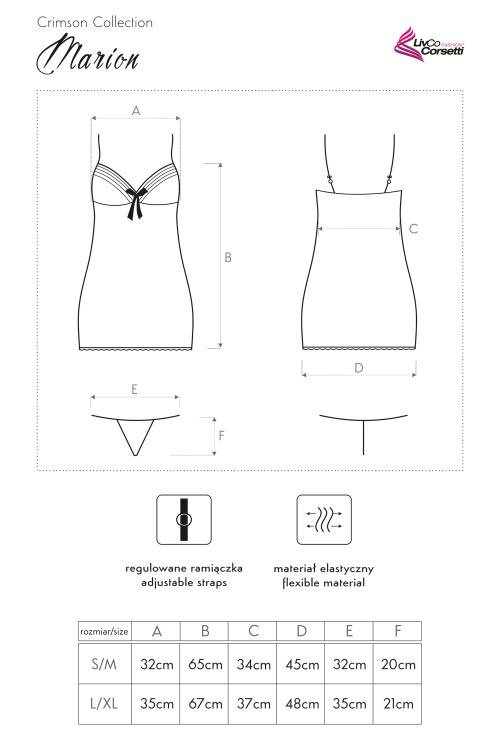 Marion LC 90255 Dámská dvoudílná souprava LivCo Corsetti Fashion