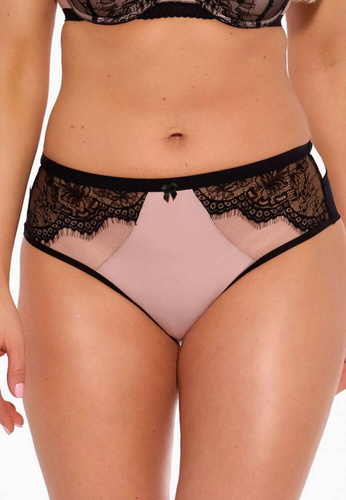 GFB 1274 Frida Dámské brazilské kalhotky Gaia black-pink