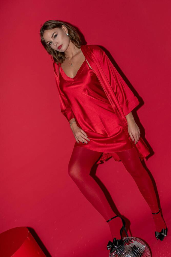 758 Cordelia Dámská košile De Lafense - červená