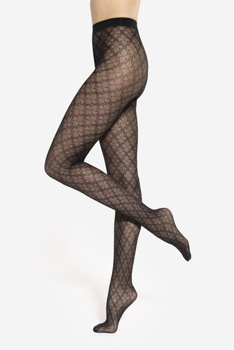 Arabesca 06 Punčocháče Gatta - 40 den, dekorativní vzor, matné