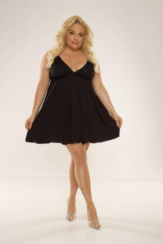 713 Noční košile Cloche Forex - černá