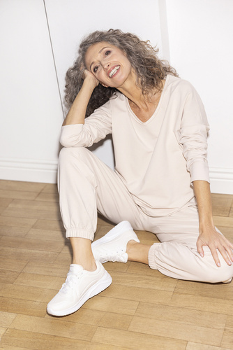 Madri Halenka s dlouhým rukávem Italian Fashion - béžová