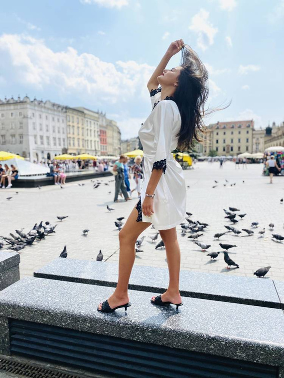 929 Kleoree Dámský župan De Lafense - perleťový