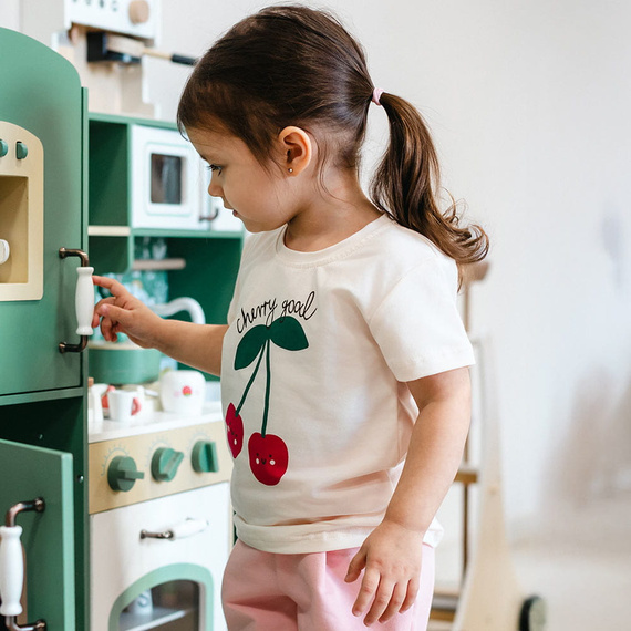 Dětské tričko Eevi Cherry bavlna elastické pohodlné