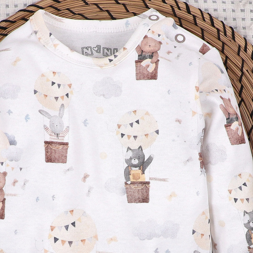 Body Nini Balloon Friends 100% organická bavlna, vyrobeno v Polsku