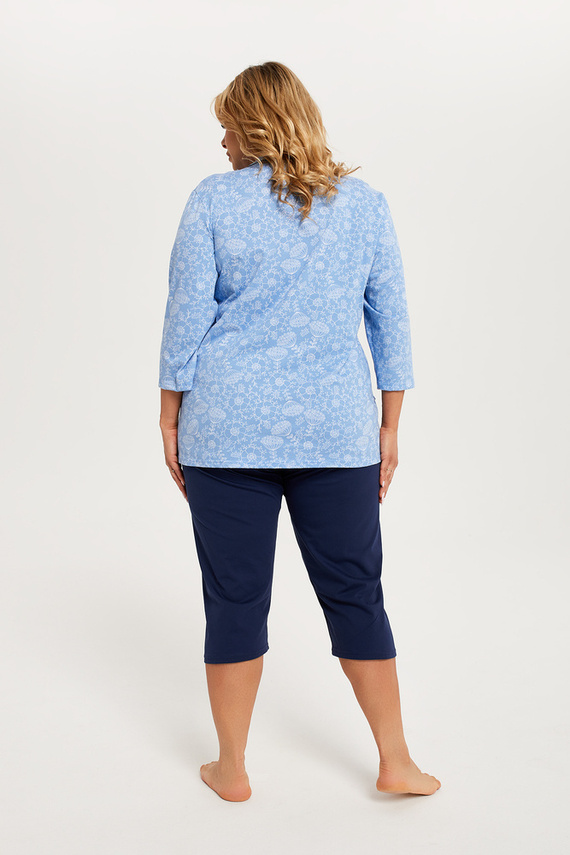 Jomala Dámské pyžamo 3/4 rukáv, 3/4 kalhoty Italská móda