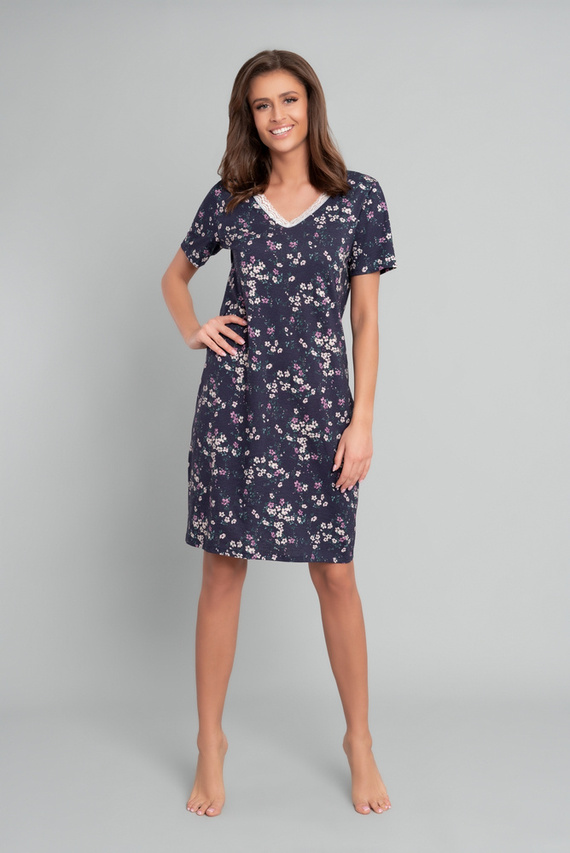 Noční košile Evita s krátkým rukávem Italian Fashion - potisk