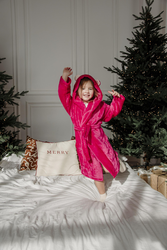 730 Serena Forex Dětský župan - malinový