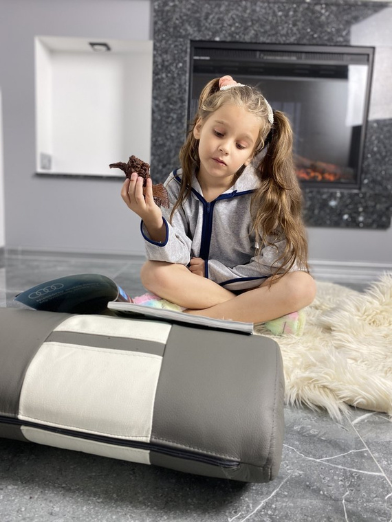 374 / 375 Dětský župan Desiree - šedý