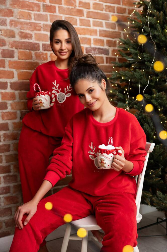 Sensis Harriet Dámské pyžamo - červené