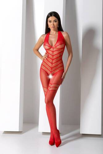BS100 Bodystocking Passion red