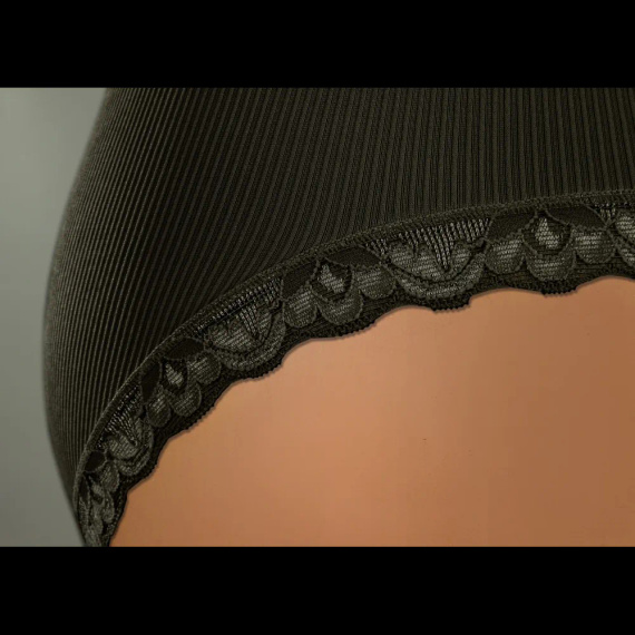 Dámské kalhotky Sesto Senso 6108 krajka bezešvé elastické pohodlné black